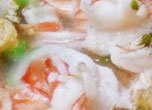 Thai rice Soup with Shrimp (Kao -tom-koong)